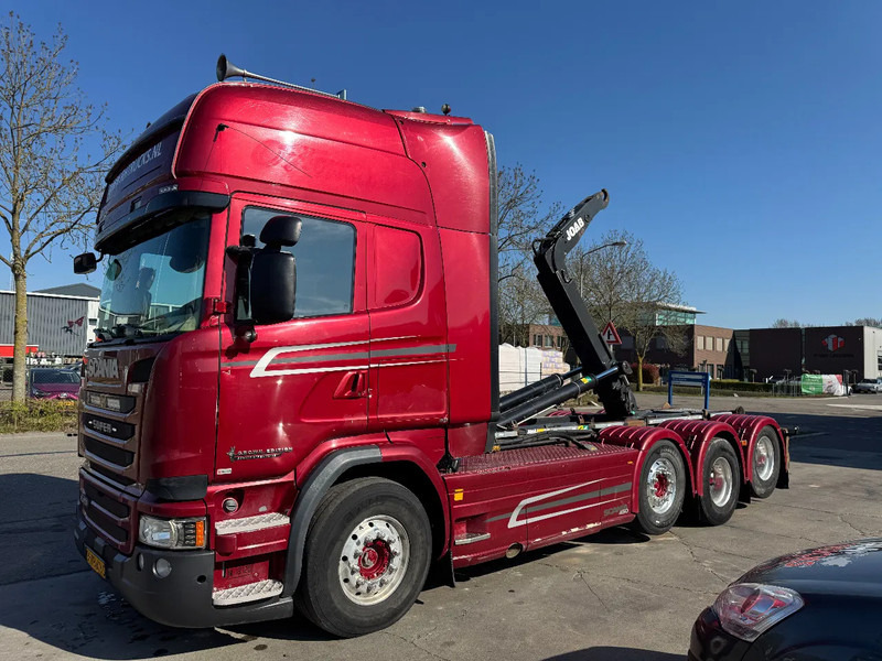 Scania R450 8X2 - EURO 6 + JOAB 24T HOOKLIFT + LIFT/STEERING AXLE - شاحنة ذات خطاف: صورة 1 Scania R450 8X2 - EURO 6 + JOAB 24T HOOKLIFT + LIFT/STEERING AXLE - شاحنة ذات خطاف: صورة 1
