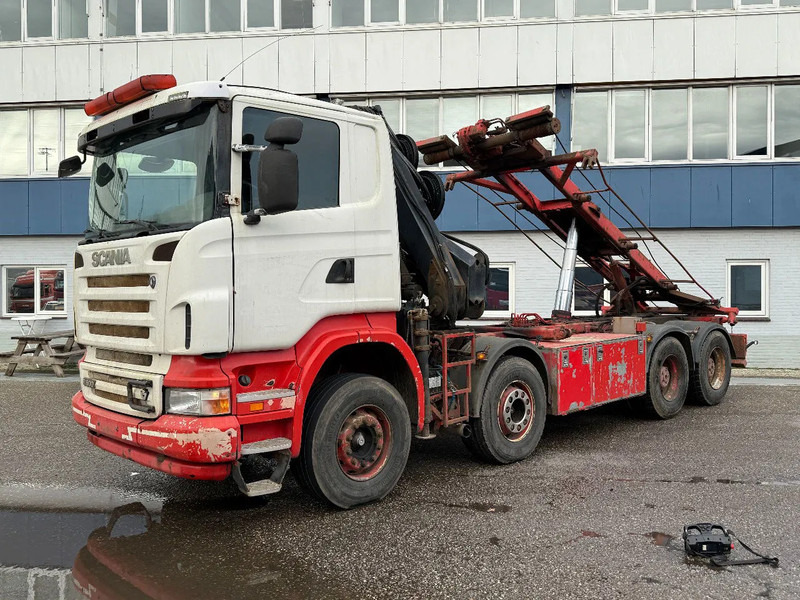 Scania R500 V8 8X4 + HIAB 220-5 + REMOTE + CABLELIFT - FULL STEEL SUSP. MANUAL GEAR. BIG AXLES - شاحنة كرين: صورة 4 Scania R500 V8 8X4 + HIAB 220-5 + REMOTE + CABLELIFT - FULL STEEL SUSP. MANUAL GEAR. BIG AXLES - شاحنة كرين: صورة 4