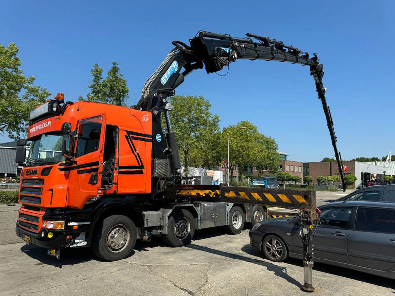 Scania R560 V8 8X2 + EFFER CRANE 1550 6S + FLYJIP 6XHYDR + REMOTE + WINCH - شاحنة كرين: صورة 2 Scania R560 V8 8X2 + EFFER CRANE 1550 6S + FLYJIP 6XHYDR + REMOTE + WINCH - شاحنة كرين: صورة 2