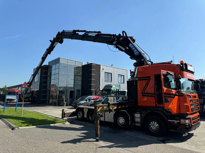 Scania R560 V8 8X2 + EFFER CRANE 1550 6S + FLYJIP 6XHYDR + REMOTE + WINCH - شاحنة كرين: صورة 4 Scania R560 V8 8X2 + EFFER CRANE 1550 6S + FLYJIP 6XHYDR + REMOTE + WINCH - شاحنة كرين: صورة 4