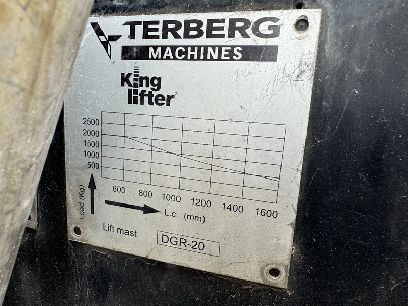 رافعة شوكية مثبتة على شاحنة Terberg TKL 3X3 M 2000 KG KINGLIFTER 3,6 METER HEIGH CE MARK: صورة 8