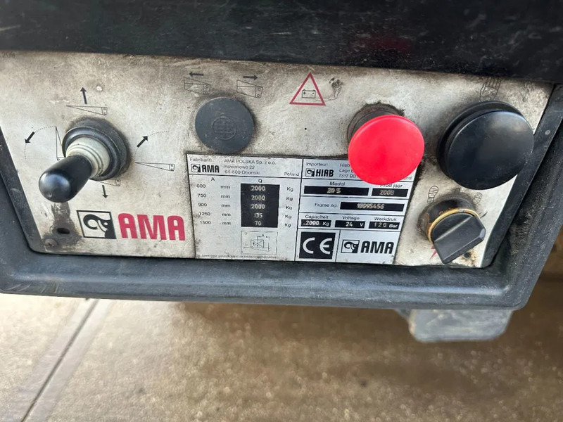 نصف مقطورة ستارة Van Hool LAST AXEL STEERING, LIFT 2000KG: صورة 12 نصف مقطورة ستارة Van Hool LAST AXEL STEERING, LIFT 2000KG: صورة 12