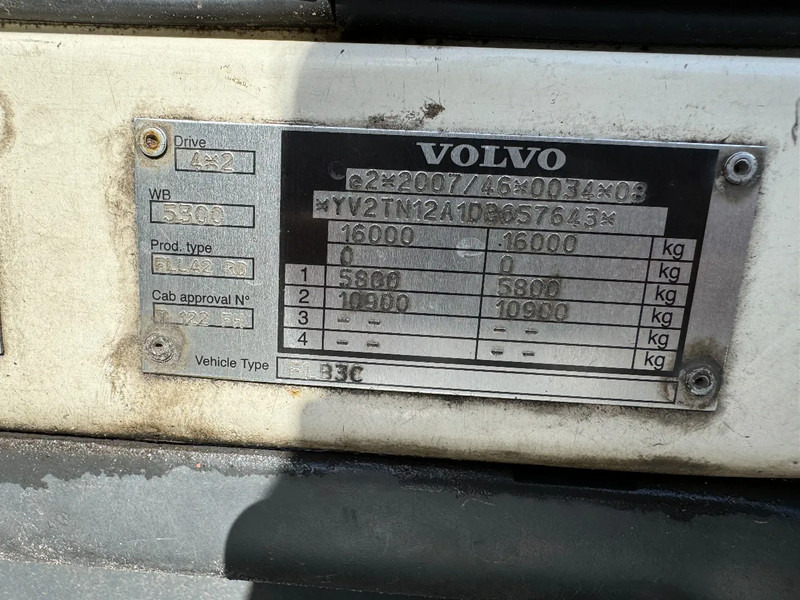 شاحنة هيكل كابينة Volvo FL 240 4X2 - EURO 5 CHASSIS: صورة 19