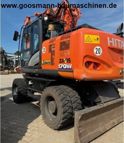 Hitachi ZX 170 W-6 - حفارة دولاب: صورة 2 Hitachi ZX 170 W-6 - حفارة دولاب: صورة 2