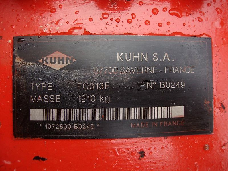 Kuhn FC 313 F - جزازة العشب: صورة 5 Kuhn FC 313 F - جزازة العشب: صورة 5