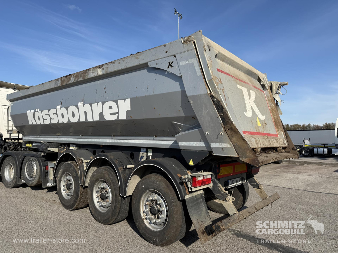 KAESSBOHRER Tipper Steel half pipe body 27m³ - قلابة نصف مقطورة نصف مقطورة قلابة: صورة 1 KAESSBOHRER Tipper Steel half pipe body 27m³ - قلابة نصف مقطورة نصف مقطورة قلابة: صورة 1