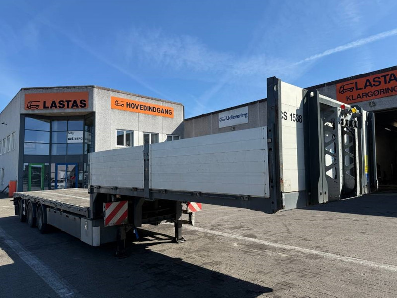 Brdr Platz 3-axle Stepdeck/Tiefbettauflieger/Nedby - عربة منخفضة مسطحة نصف مقطورة: صورة 1 Brdr Platz 3-axle Stepdeck/Tiefbettauflieger/Nedby - عربة منخفضة مسطحة نصف مقطورة: صورة 1