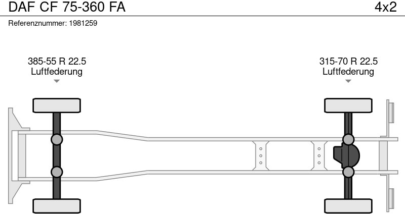 DAF CF 75-360 FA DAF CF 75-360 FA: صورة 14