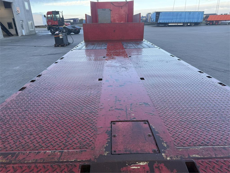 عربة منخفضة مسطحة نصف مقطورة KLC Trailer Udtrækkelig: صورة 6