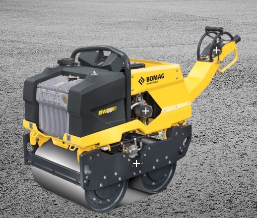 BOMAG BW 65 D - لوحة اهتزازية: صورة 1 BOMAG BW 65 D - لوحة اهتزازية: صورة 1