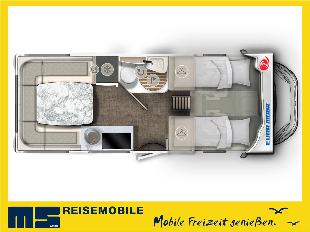 Eura Mobil ACTIVA ONE 650 HS /MODELL 2025/ HECKSITZGRUPPE - موتر هوم سقف عالي: صورة 2 Eura Mobil ACTIVA ONE 650 HS /MODELL 2025/ HECKSITZGRUPPE - موتر هوم سقف عالي: صورة 2