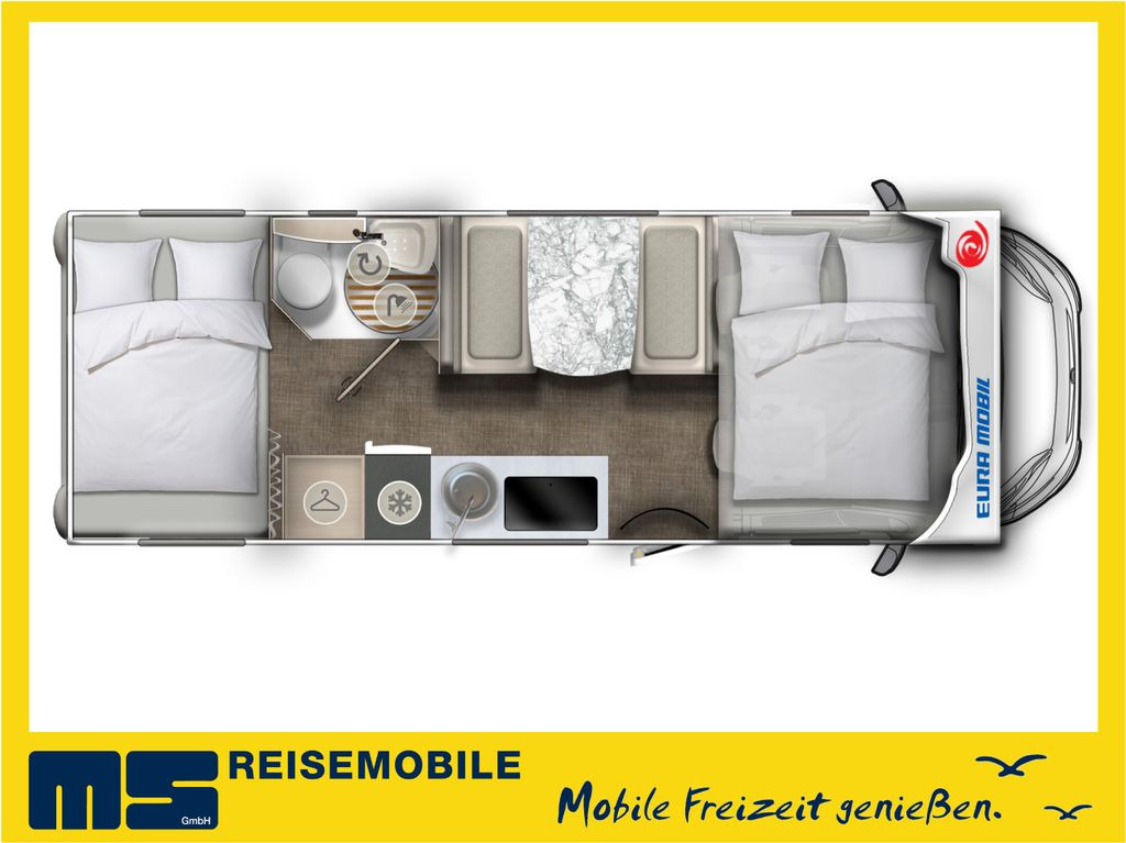 Eura Mobil ACTIVA ONE 690 HB/-2024-/ 180PS-9G-MAXI/ 6xSITZE - موتر هوم سقف عالي: صورة 2 Eura Mobil ACTIVA ONE 690 HB/-2024-/ 180PS-9G-MAXI/ 6xSITZE - موتر هوم سقف عالي: صورة 2