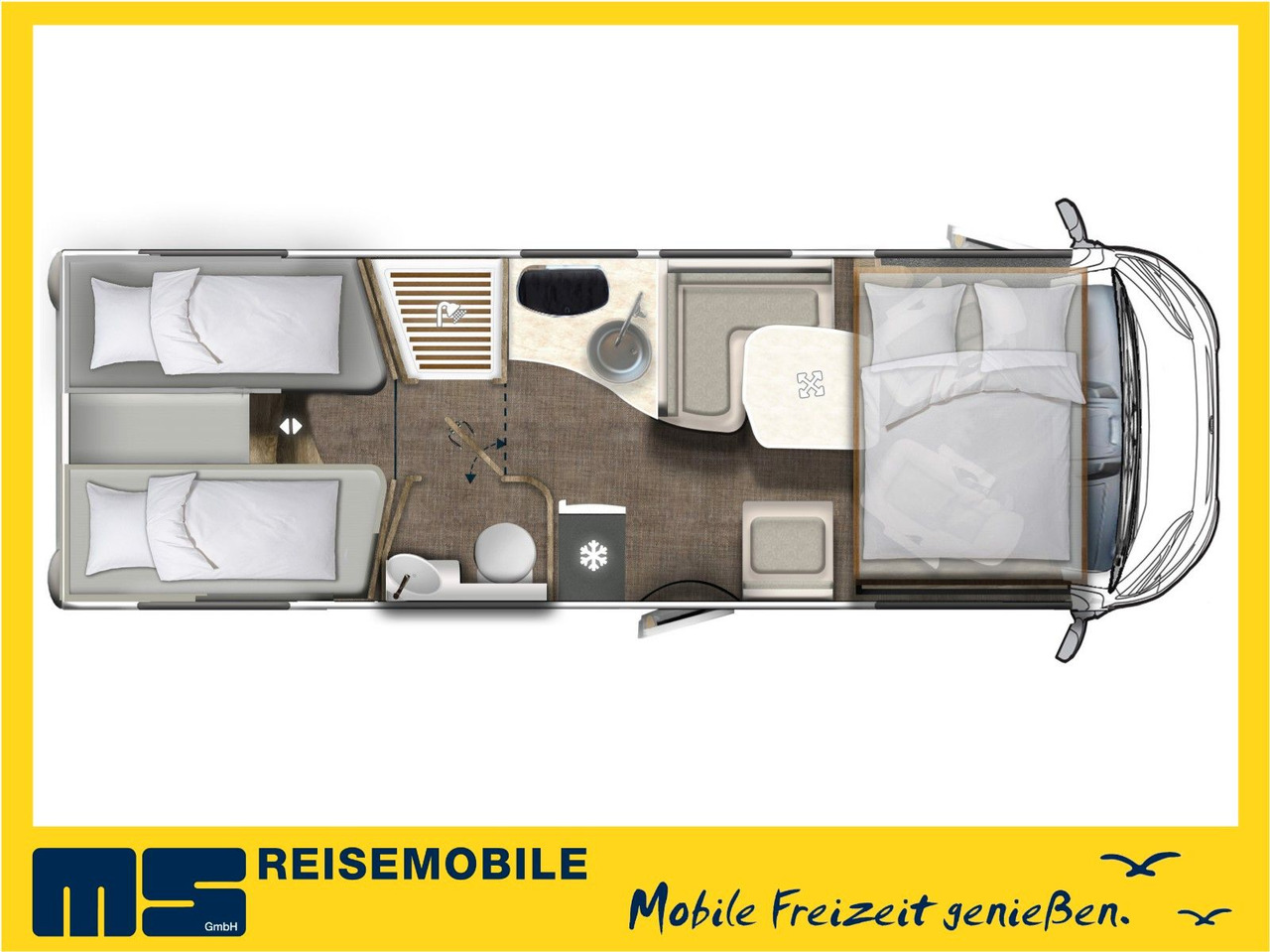 Eura Mobil INTEGRA LINE 720 EB /-2026-/180-8G/ EINZELBETTEN - موتر هوم متكامل: صورة 2 Eura Mobil INTEGRA LINE 720 EB /-2026-/180-8G/ EINZELBETTEN - موتر هوم متكامل: صورة 2