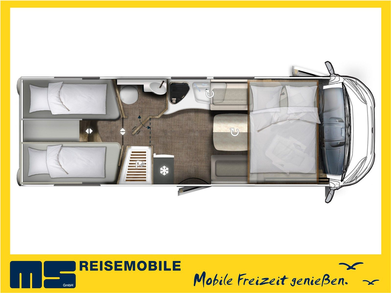 Eura Mobil INTEGRA LINE 720 EF / 180PS-9G 40H /EINZELBETTEN - موتر هوم متكامل: صورة 2 Eura Mobil INTEGRA LINE 720 EF / 180PS-9G 40H /EINZELBETTEN - موتر هوم متكامل: صورة 2