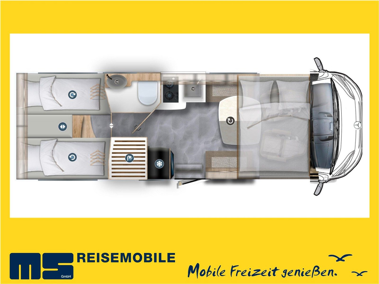 Eura Mobil INTEGRA LINE GT 726 EF / MB 170PS-9G / MOD.2025 - موتر هوم متكامل: صورة 2 Eura Mobil INTEGRA LINE GT 726 EF / MB 170PS-9G / MOD.2025 - موتر هوم متكامل: صورة 2