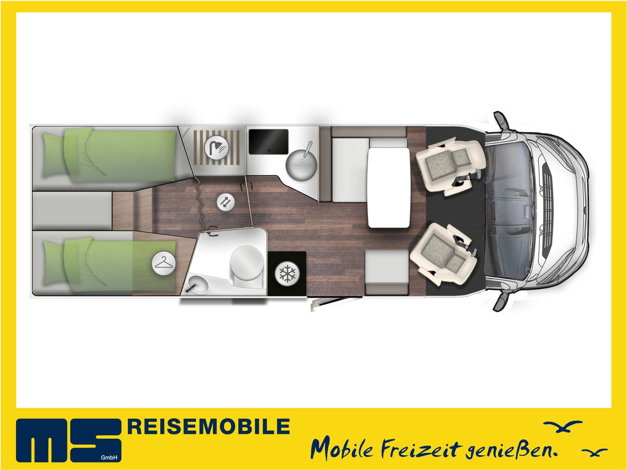 Forster T 745 EB /-MODELL 2025- / EINZELBETTEN & RAUMBAD - موتر هوم شبه متكامل: صورة 2 Forster T 745 EB /-MODELL 2025- / EINZELBETTEN & RAUMBAD - موتر هوم شبه متكامل: صورة 2