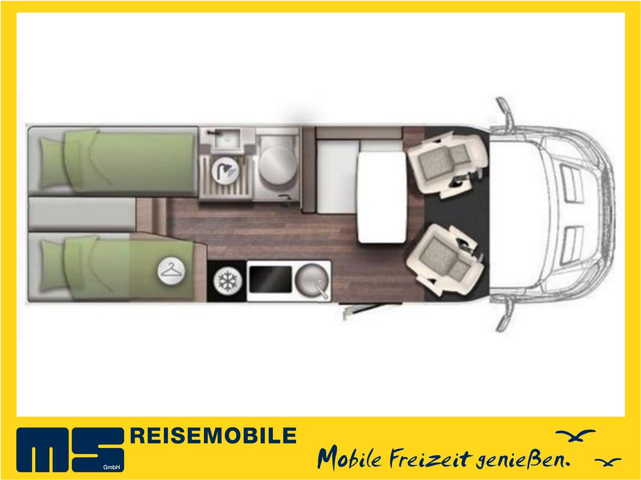 HYMER / ERIBA / HYMERCAR EXSIS T 588 / SAT / AHK / NAVI / EINZELBETTEN - موتر هوم شبه متكامل: صورة 2 HYMER / ERIBA / HYMERCAR EXSIS T 588 / SAT / AHK / NAVI / EINZELBETTEN - موتر هوم شبه متكامل: صورة 2