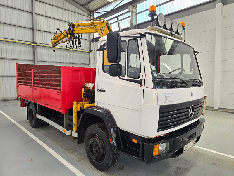 Mercedes-Benz E 1217 - BR 9 / LAMMES - BLATT - SPRING / EFFER KRAAN / DHOLLANDIA - شاحنات مسطحة, شاحنة كرين: صورة 3 Mercedes-Benz E 1217 - BR 9 / LAMMES - BLATT - SPRING / EFFER KRAAN / DHOLLANDIA - شاحنات مسطحة, شاحنة كرين: صورة 3