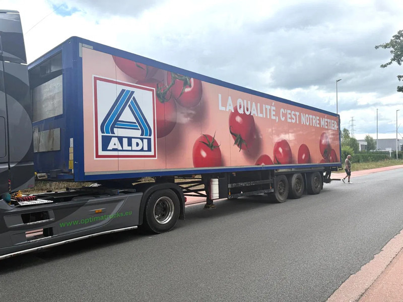 نصف مقطورة صندوق مغلق Schmitz Cargobull SCB*S3B / DHOLLANDIA 3000kg / LIFTAS / STUURAS: صورة 9