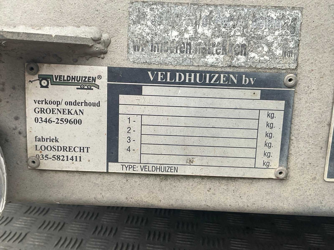 نصف مقطورة 2008 VELDHUIZEN SDO P37-2 SEMI TRAILER: صورة 16