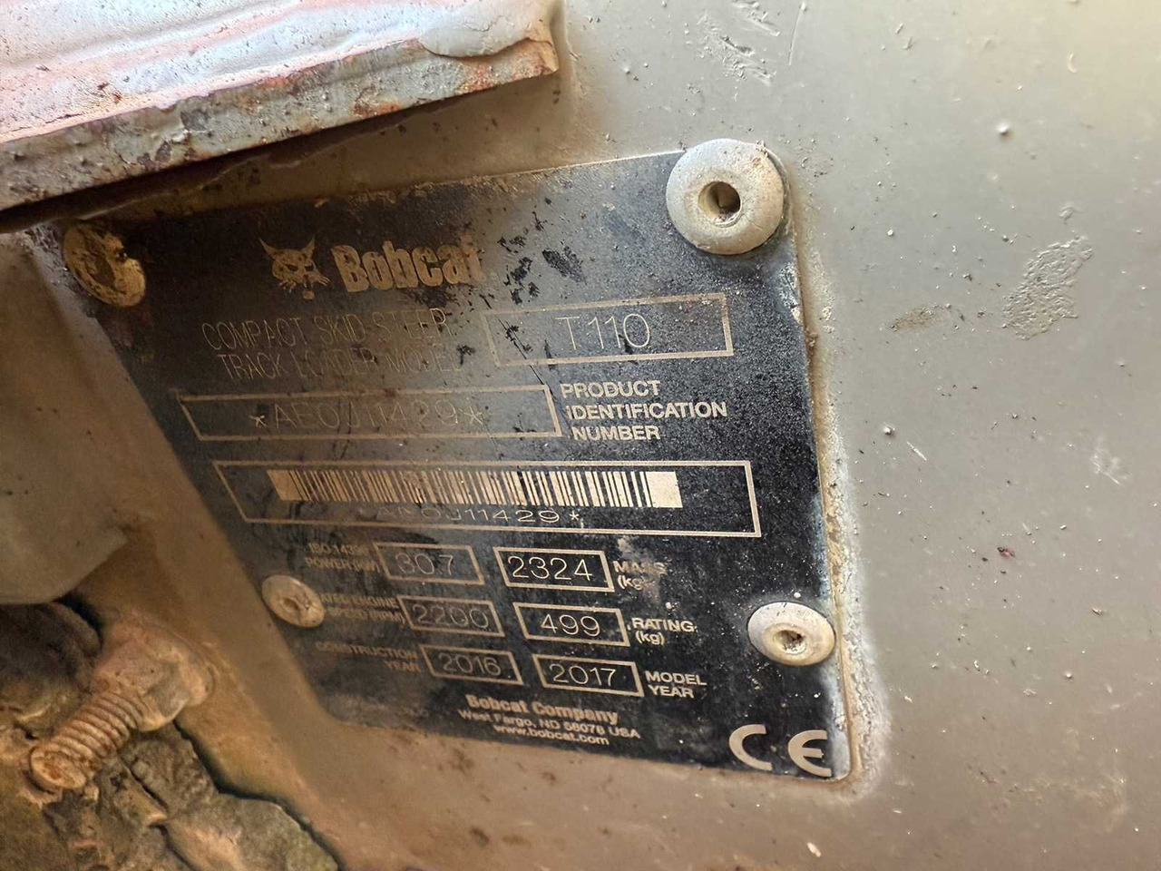 اللودر المجنزر صغير BOBCAT - T110 - 2017 - SKID STEER LOADER: صورة 19 اللودر المجنزر صغير BOBCAT - T110 - 2017 - SKID STEER LOADER: صورة 19