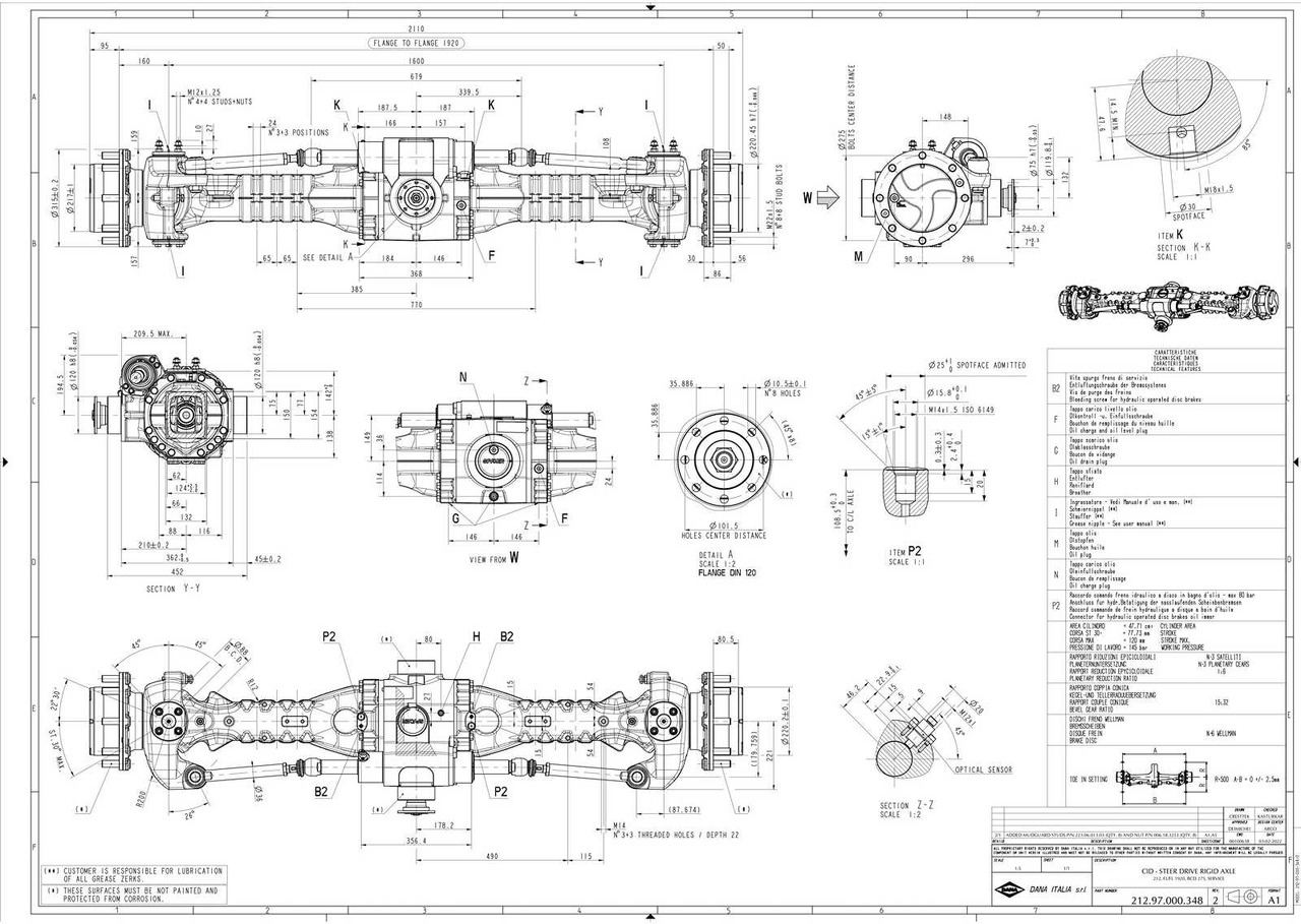 حفارة DANA ITALIA S.R.L SPICER / DANA - PLANETARY STEERING AXLE: صورة 6 حفارة DANA ITALIA S.R.L SPICER / DANA - PLANETARY STEERING AXLE: صورة 6
