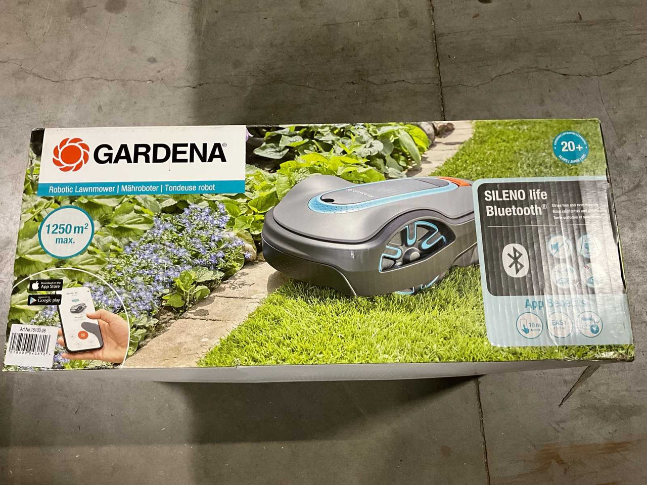Gardena Sileno Life 1250 - جزازة أعشاب الحدائق: صورة 1 Gardena Sileno Life 1250 - جزازة أعشاب الحدائق: صورة 1