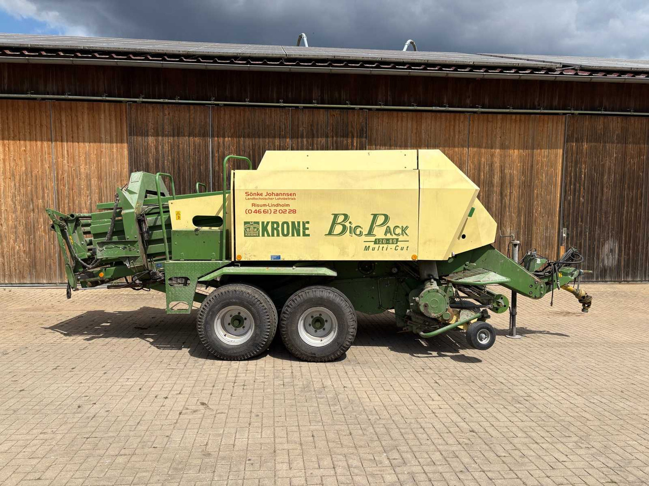 Krone Big Pack 120-80 Multi-Cut - مكبس البالات المستطيله: صورة 4 Krone Big Pack 120-80 Multi-Cut - مكبس البالات المستطيله: صورة 4