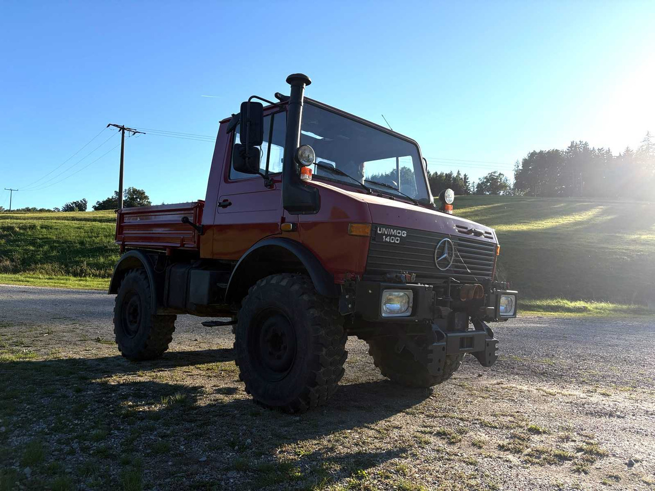 Mercedes-Benz Unimog 1400 (U 427/10) - الآلات الزراعية: صورة 1 Mercedes-Benz Unimog 1400 (U 427/10) - الآلات الزراعية: صورة 1