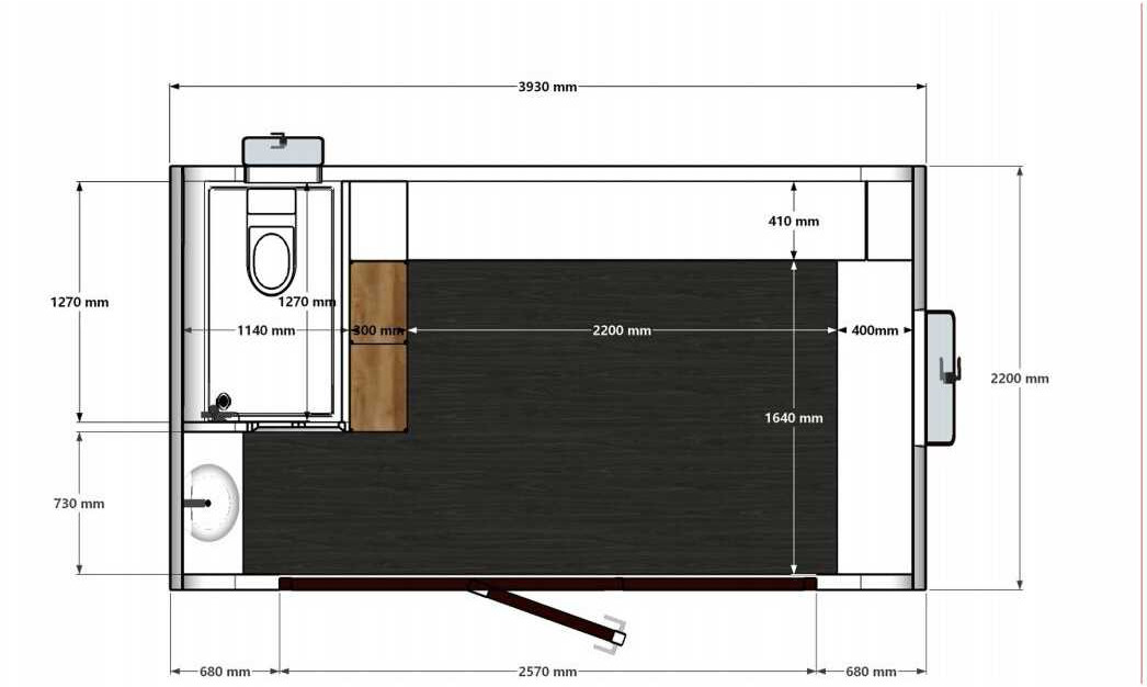 حاوية البناء Stahlworks Eco 4000 B Wit: صورة 23