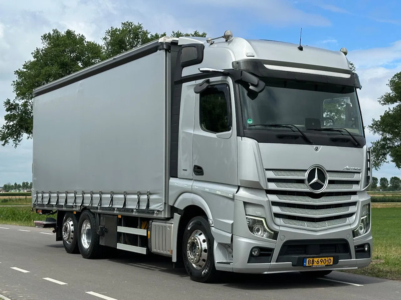 Mercedes-Benz Actros ACTROS 2545LL EURO6. 2021. Schuifzeil Bakwagen met Laadklep. - شاحنة ستارة: صورة 2 Mercedes-Benz Actros ACTROS 2545LL EURO6. 2021. Schuifzeil Bakwagen met Laadklep. - شاحنة ستارة: صورة 2