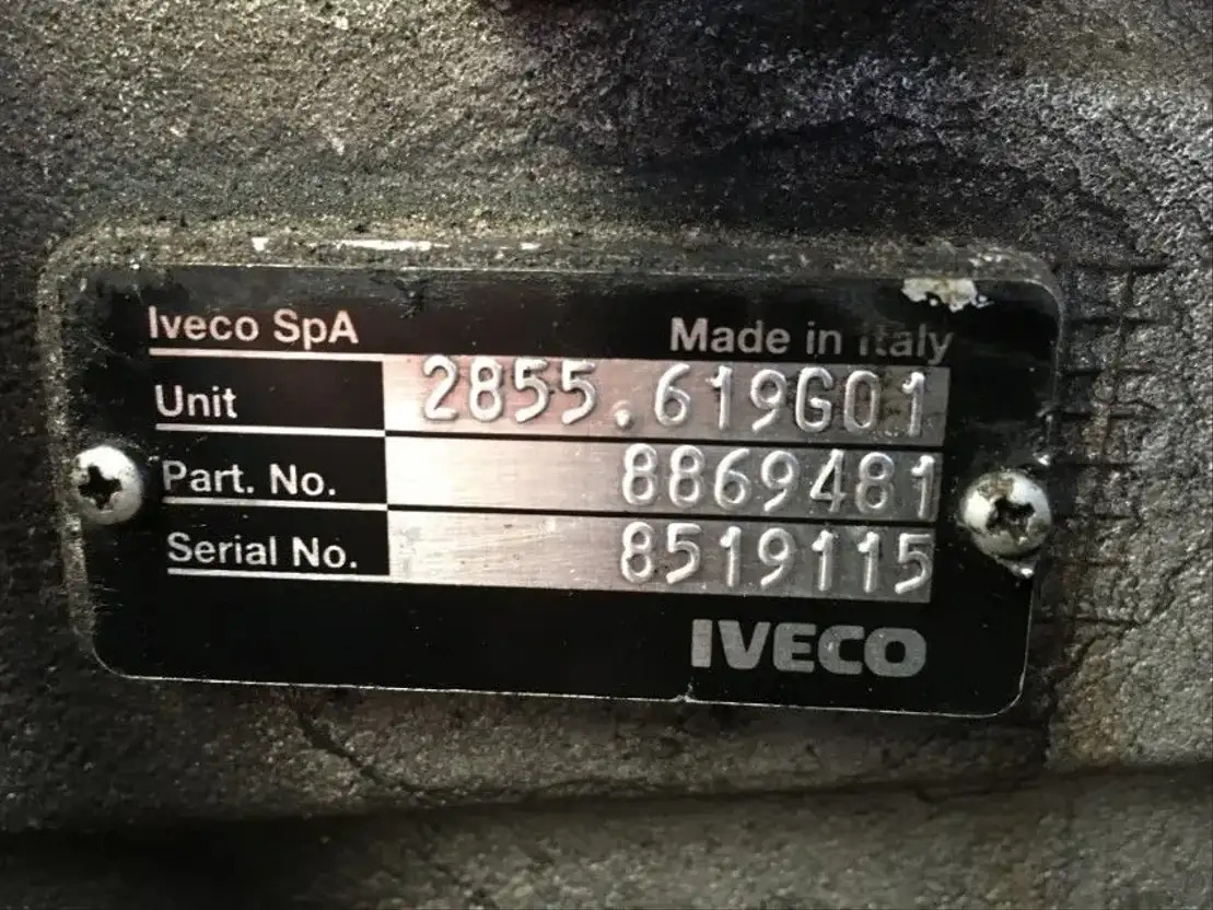 Iveco Versnellingsbak 2855.619G01 - علبة التروس و قطع الغيار - شاحنة: صورة 4 Iveco Versnellingsbak 2855.619G01 - علبة التروس و قطع الغيار - شاحنة: صورة 4