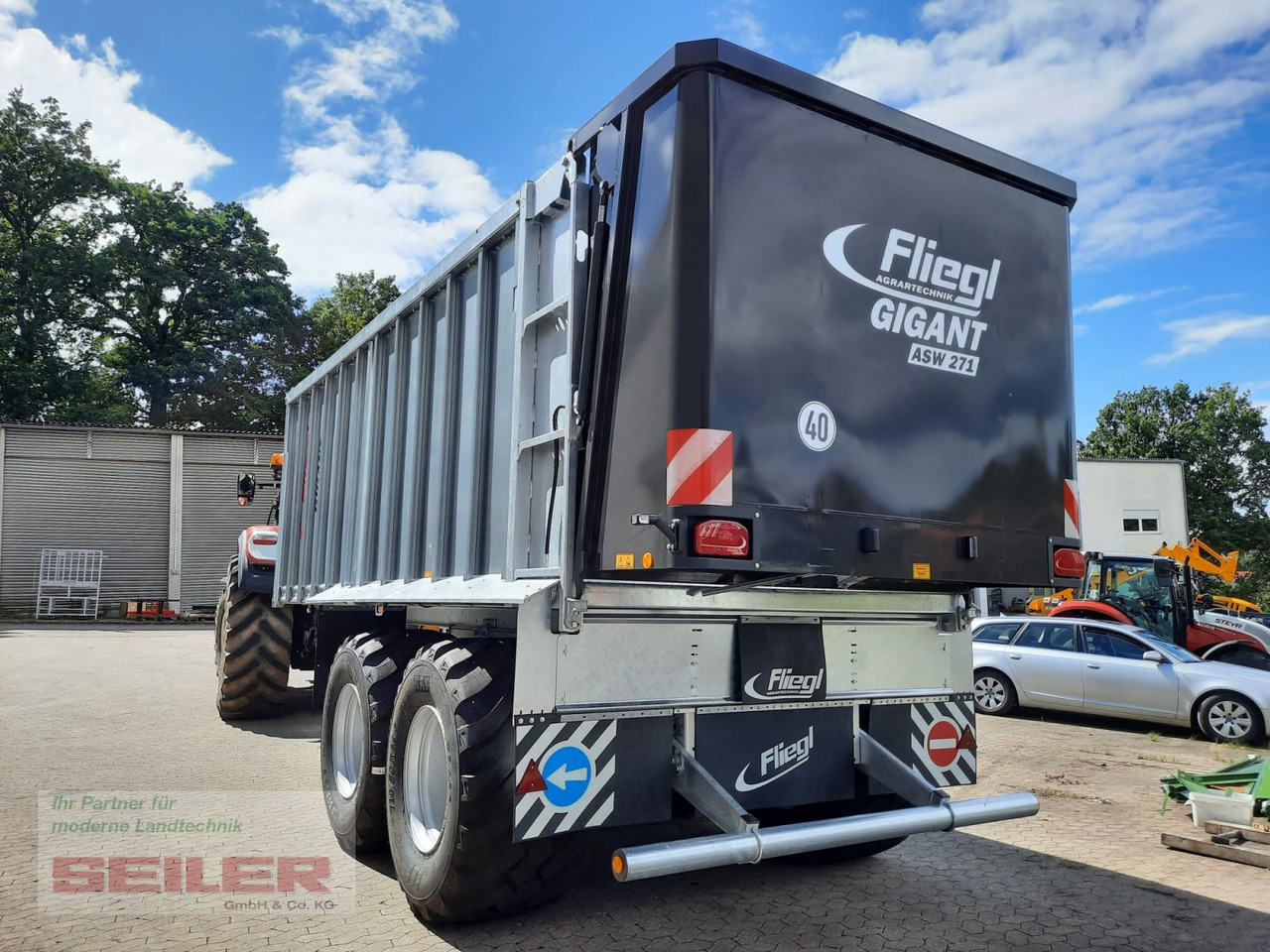 Fliegl ASW 271 C FOX Lenkachse 26,5" 35m³ - عربة ذاتية التحميل: صورة 4 Fliegl ASW 271 C FOX Lenkachse 26,5" 35m³ - عربة ذاتية التحميل: صورة 4