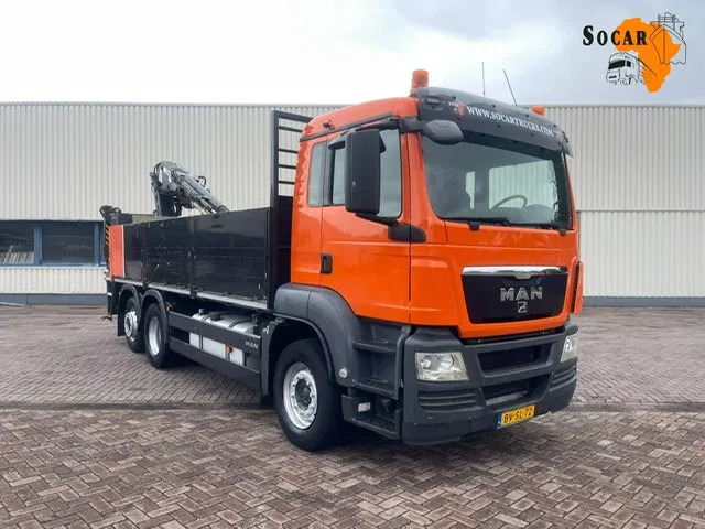 MAN TGS 26.320 6x2 Euro 5 met verrijdbare 14.000 R2 Kennis kraan '2008' met stempels - شاحنة كرين: صورة 1 MAN TGS 26.320 6x2 Euro 5 met verrijdbare 14.000 R2 Kennis kraan '2008' met stempels - شاحنة كرين: صورة 1
