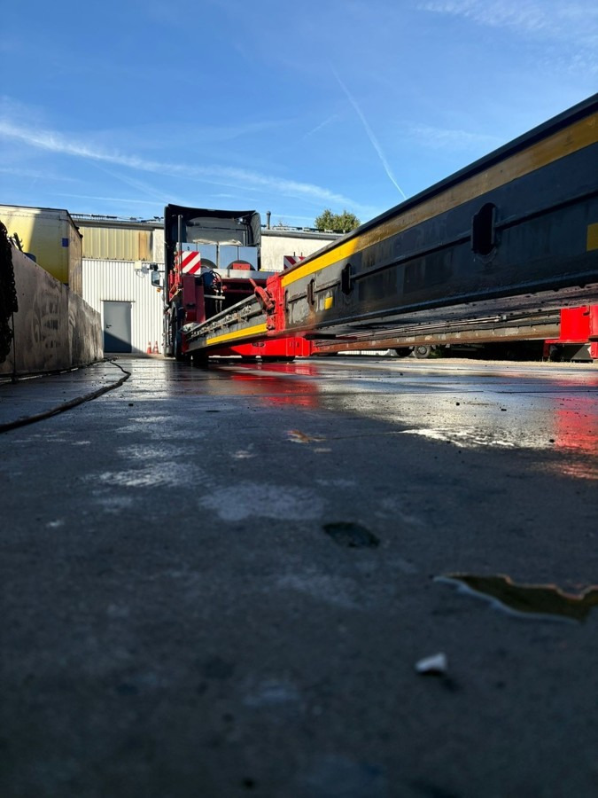 FAYMONVILLE Megamax Z-2H-V-KBV-AA Yachttransport - عربة منخفضة مسطحة نصف مقطورة: صورة 5 FAYMONVILLE Megamax Z-2H-V-KBV-AA Yachttransport - عربة منخفضة مسطحة نصف مقطورة: صورة 5