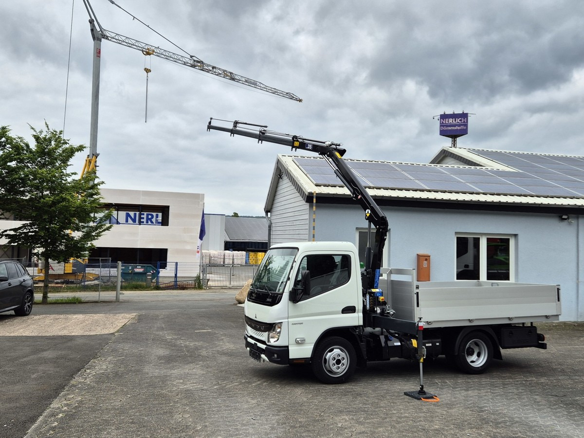 FUSO 3S15 Alu Pritsche 2.80m Ladekran - قلاب صغير: صورة 4 FUSO 3S15 Alu Pritsche 2.80m Ladekran - قلاب صغير: صورة 4