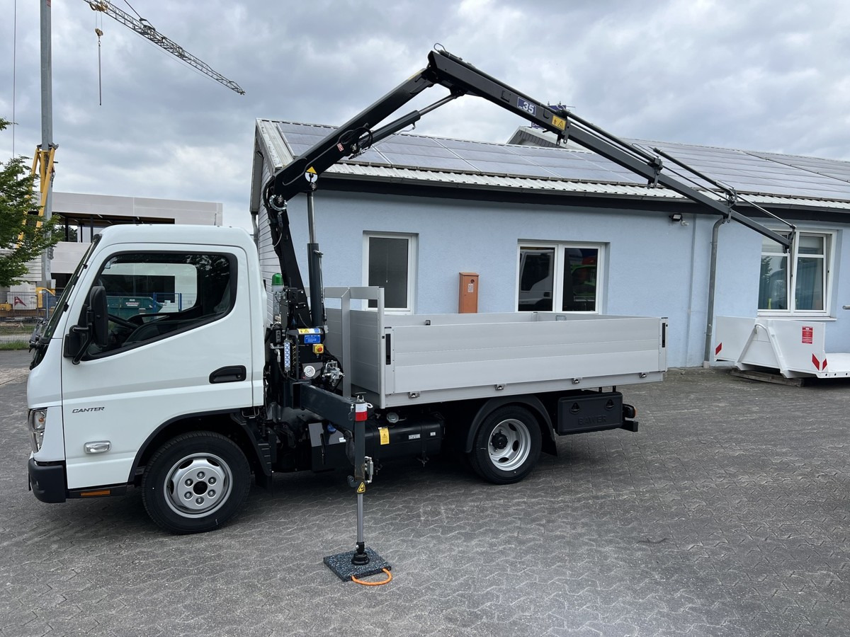 FUSO 3S15 Alu Pritsche 2.80m Ladekran - شاحنة مفتوحة: صورة 2 FUSO 3S15 Alu Pritsche 2.80m Ladekran - شاحنة مفتوحة: صورة 2