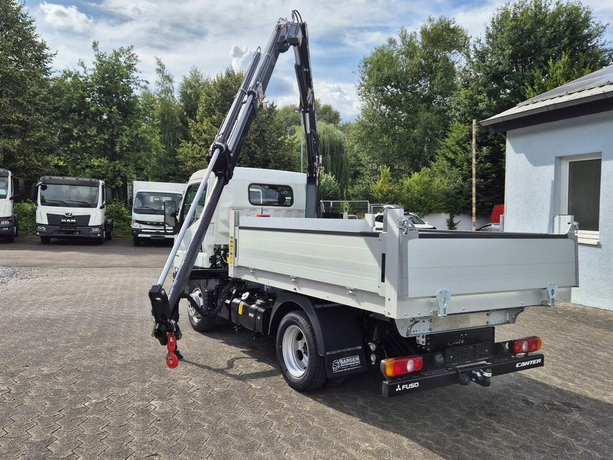 FUSO 3S15 Alukipper mit Ladekran Funk 3 x hydr. - قلاب صغير: صورة 2 FUSO 3S15 Alukipper mit Ladekran Funk 3 x hydr. - قلاب صغير: صورة 2