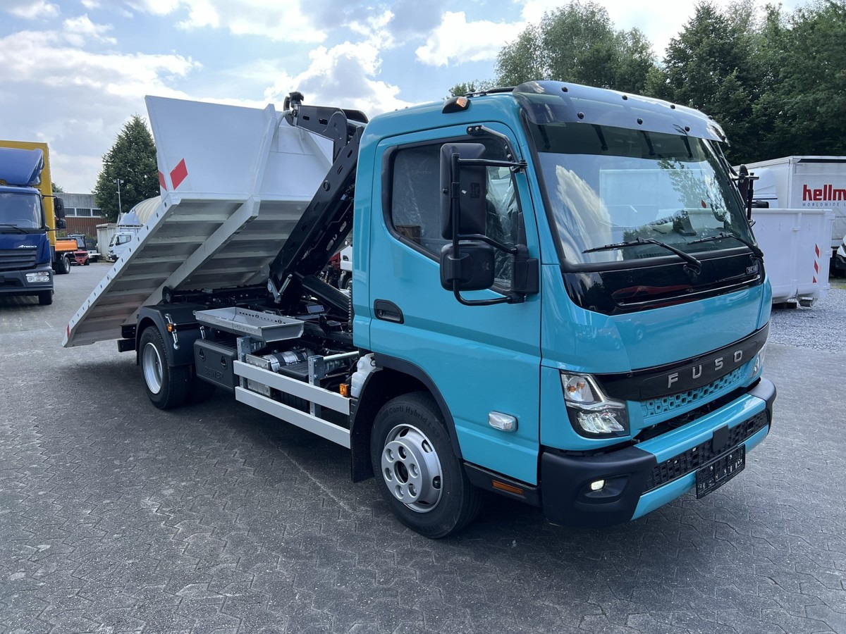FUSO Canter FUSO 9C18 City Abrollkipper Krokbil Color - شاحنة ذات خطاف, شاحنة كرين: صورة 3 FUSO Canter FUSO 9C18 City Abrollkipper Krokbil Color - شاحنة ذات خطاف, شاحنة كرين: صورة 3