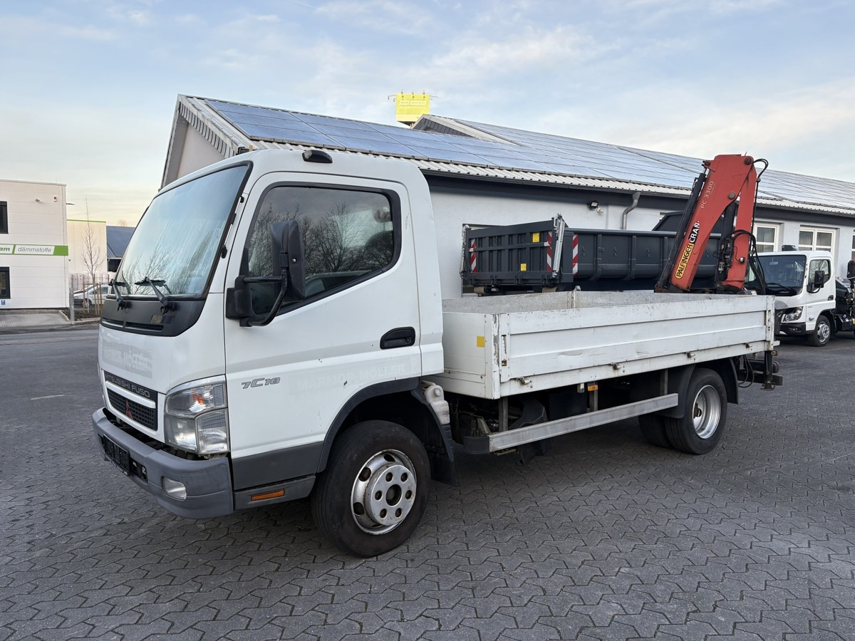 FUSO FUSO 7C18 Canter Pritsche 3.8m Kran 2x hydr. - شاحنة مفتوحة: صورة 2 FUSO FUSO 7C18 Canter Pritsche 3.8m Kran 2x hydr. - شاحنة مفتوحة: صورة 2