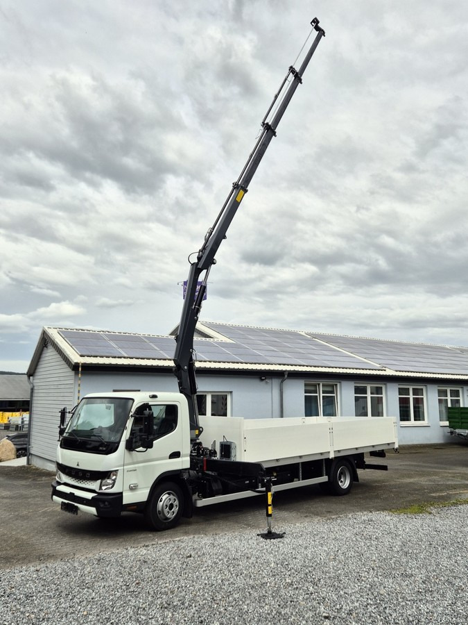 FUSO FUSO 9C18 Canter Alu Pritsche 5.5m Kran 3x hydr. - شاحنة مفتوحة: صورة 3 FUSO FUSO 9C18 Canter Alu Pritsche 5.5m Kran 3x hydr. - شاحنة مفتوحة: صورة 3