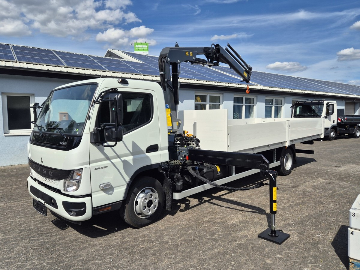 FUSO FUSO 9C18 Canter Alu Pritsche 5.5m Kran 3x hydr. - شاحنة مفتوحة: صورة 2 FUSO FUSO 9C18 Canter Alu Pritsche 5.5m Kran 3x hydr. - شاحنة مفتوحة: صورة 2