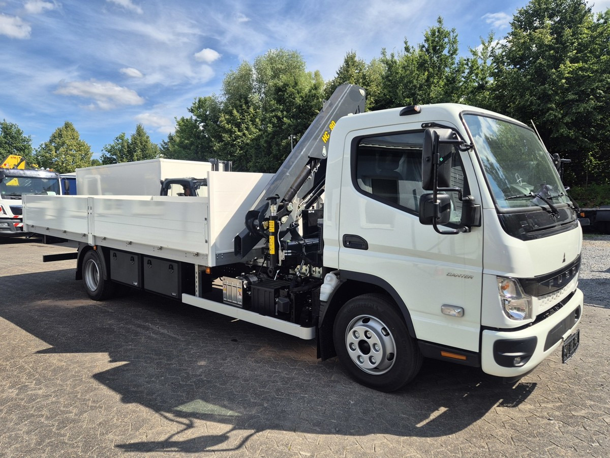 FUSO FUSO 9C18 Canter Alu Pritsche 5.5m Kran 3x hydr. - شاحنة مفتوحة: صورة 1 FUSO FUSO 9C18 Canter Alu Pritsche 5.5m Kran 3x hydr. - شاحنة مفتوحة: صورة 1