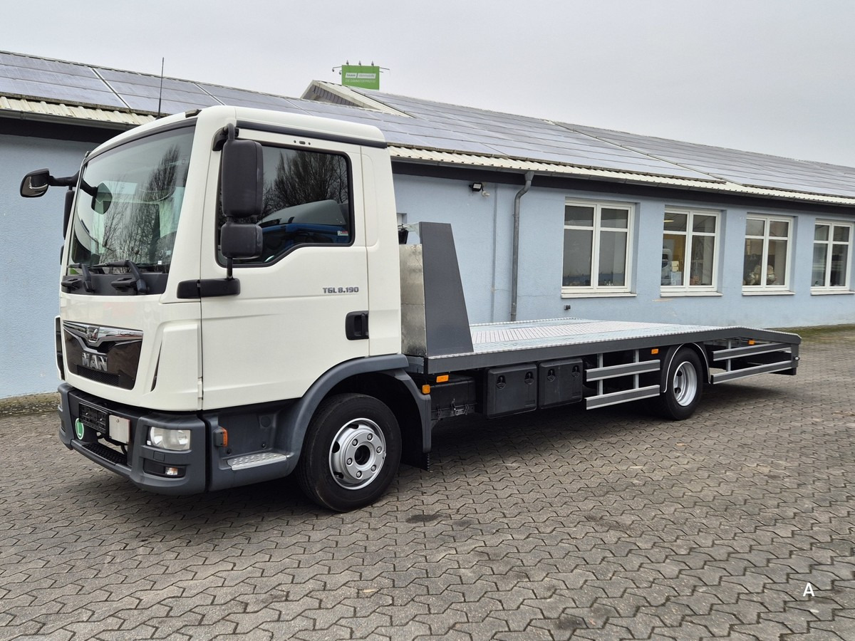 MAN TGL 8.190 BL Autotransporter 78tkm GG8.5t - شاحنة نقل سيارات شاحنة: صورة 1 MAN TGL 8.190 BL Autotransporter 78tkm GG8.5t - شاحنة نقل سيارات شاحنة: صورة 1