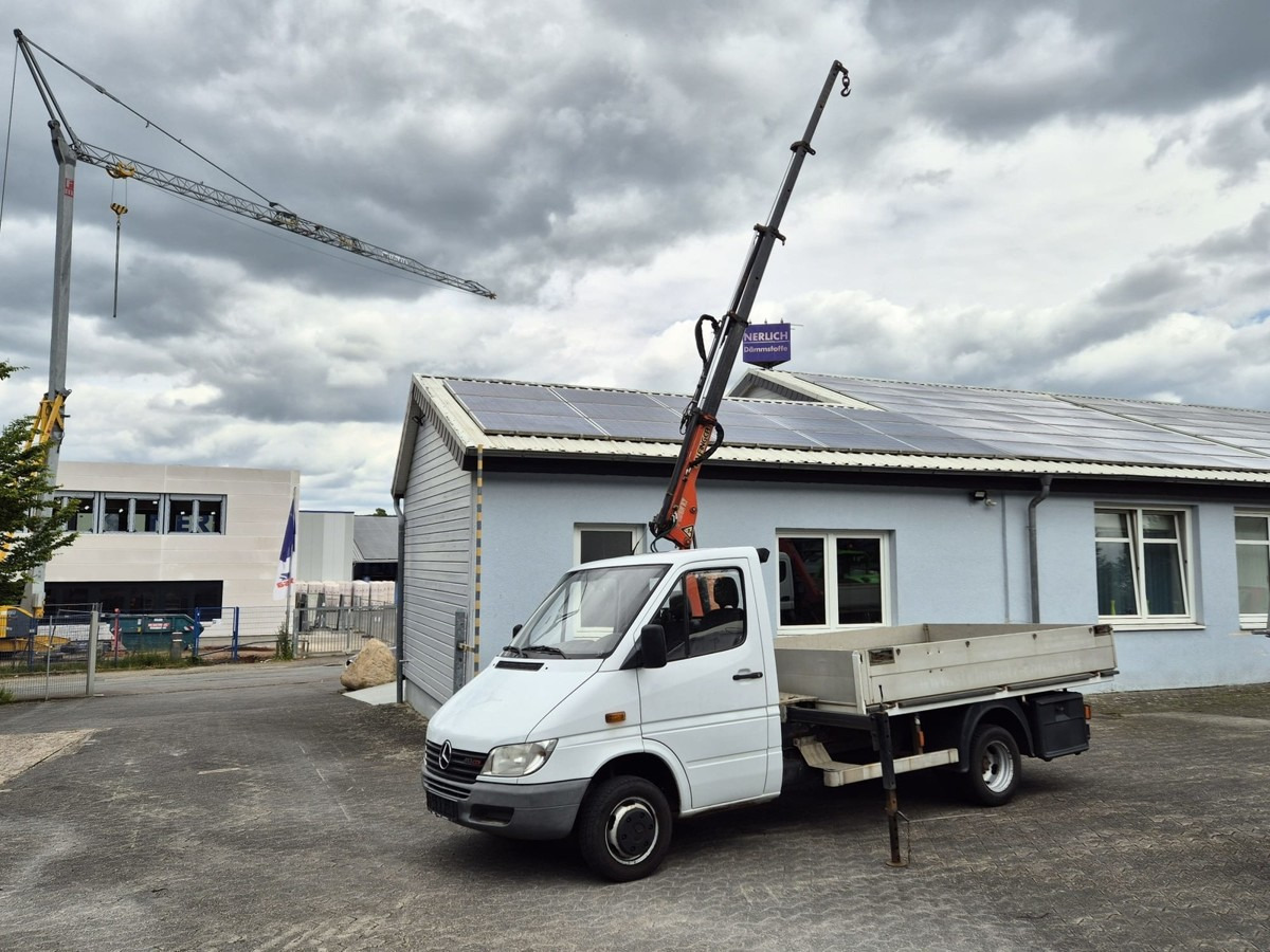 MERCEDES-BENZ Sprinter 413 313 Pritsche Kran Palfinger PC2300 - شاحنة مفتوحة: صورة 3 MERCEDES-BENZ Sprinter 413 313 Pritsche Kran Palfinger PC2300 - شاحنة مفتوحة: صورة 3