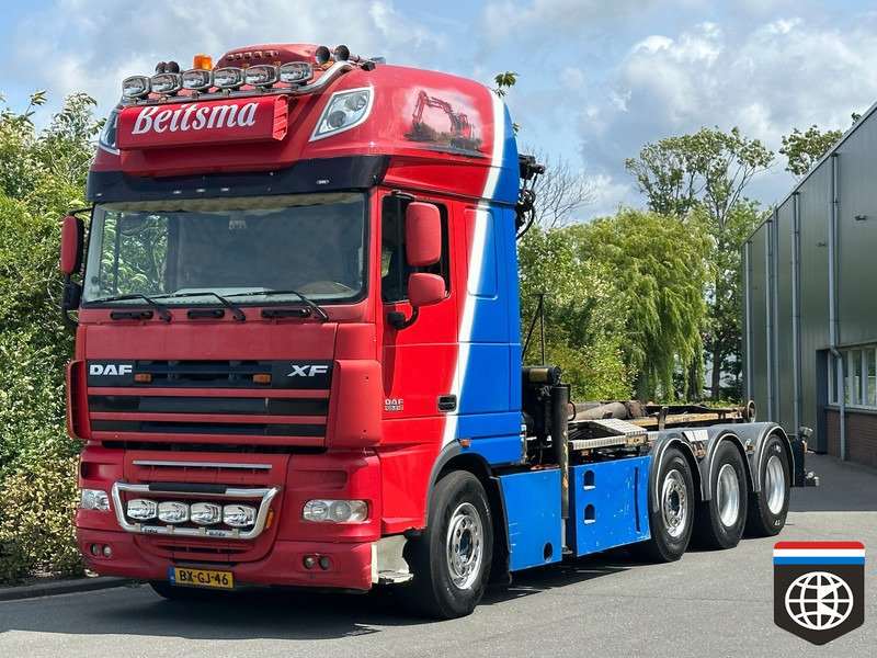 DAF FAK XF105 510 * MANUAL 16x ZF ** PALLFINGER PK20002 ** PALIFT HOOK 25t ** 8X2/4 - شاحنة كرين: صورة 1 DAF FAK XF105 510 * MANUAL 16x ZF ** PALLFINGER PK20002 ** PALIFT HOOK 25t ** 8X2/4 - شاحنة كرين: صورة 1