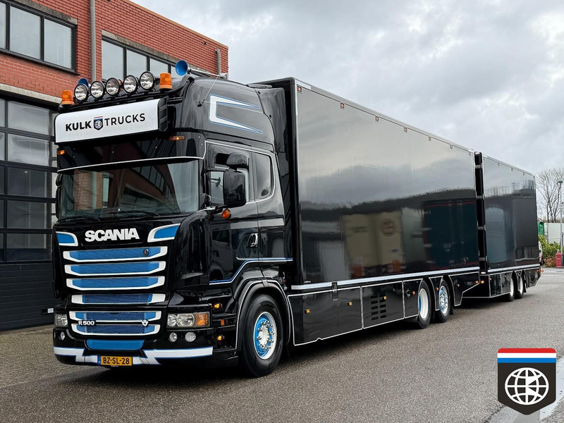Scania R 500 B 6X2*4 FULL SET - HOLLAND SHOW TRUCK - 2X TAIL LIFT - CONCOURSTAAT - MANUAL - شاحنة الفريزر: صورة 3 Scania R 500 B 6X2*4 FULL SET - HOLLAND SHOW TRUCK - 2X TAIL LIFT - CONCOURSTAAT - MANUAL - شاحنة الفريزر: صورة 3