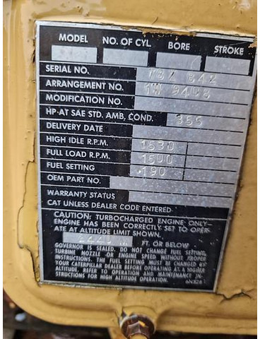 محرك Caterpillar 3408: صورة 6