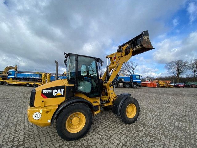 CAT 908M, 4+1 Schaufel, Palettengabel, wenig Std. - اللودر بعجل: صورة 5 CAT 908M, 4+1 Schaufel, Palettengabel, wenig Std. - اللودر بعجل: صورة 5