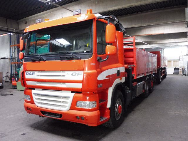 DAF CF 85.460 6x2, Kran Palfinger PK 18002 EH, Funk - شاحنات مسطحة, شاحنة كرين: صورة 2 DAF CF 85.460 6x2, Kran Palfinger PK 18002 EH, Funk - شاحنات مسطحة, شاحنة كرين: صورة 2